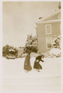 women-in-the-snow-roberts-hall-1948